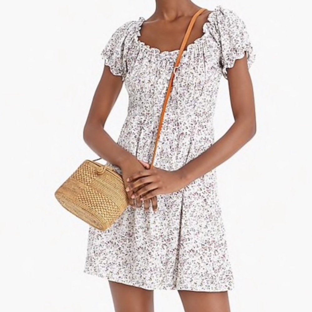 J crew Puff Sleeve Dress